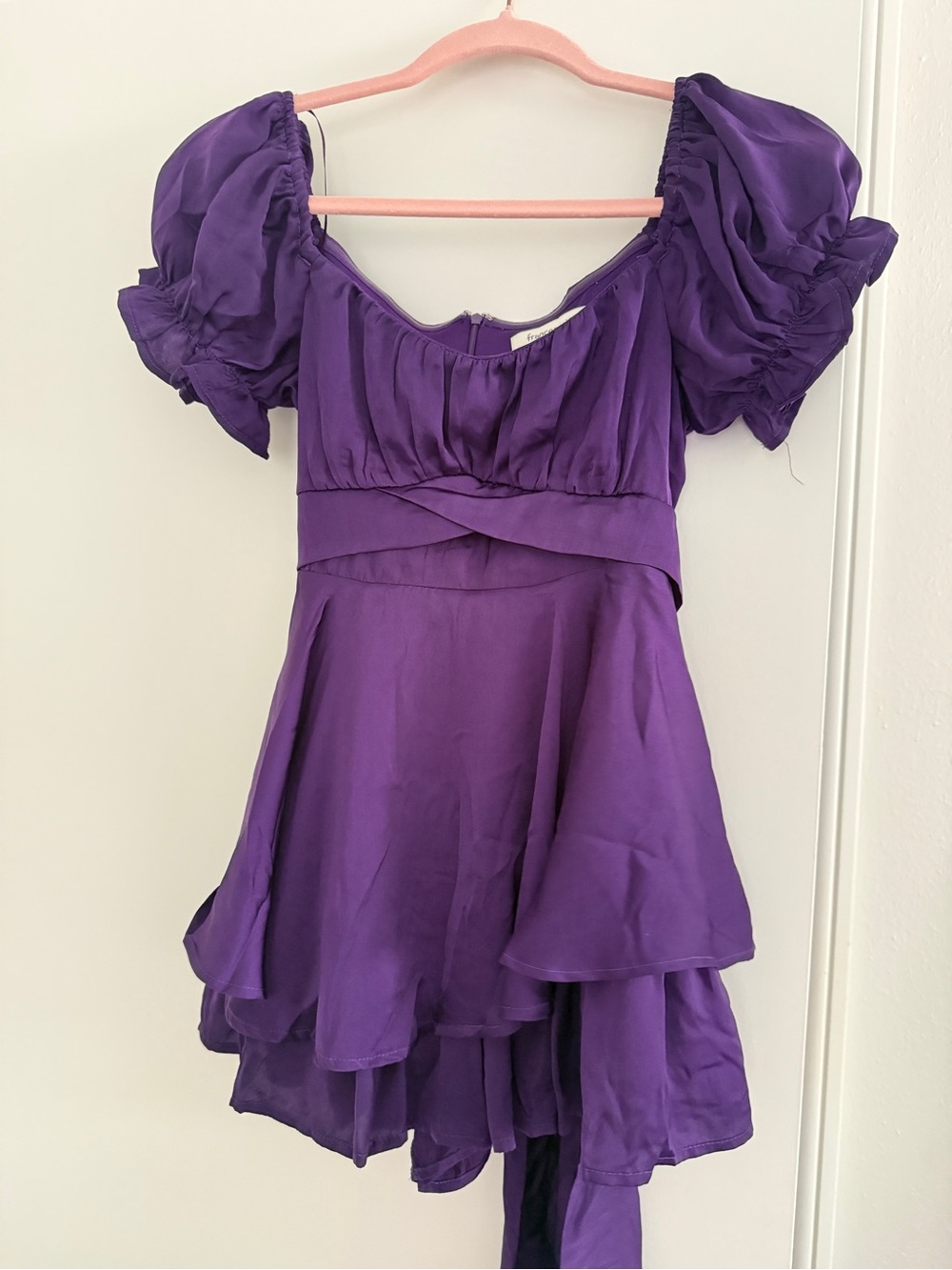Francesca's Vibrant Purple Sleeveless Dress - Picture 2 of 5